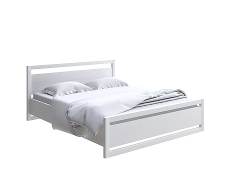 Большая двуспальная кровать Kvebek с подъемным механизмом - Удобная кровать с местом для хранения