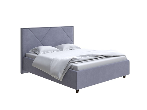 Кровать классика Tessera Grand - Мягкая кровать с высоким изголовьем и стильными ножками из массива бука
