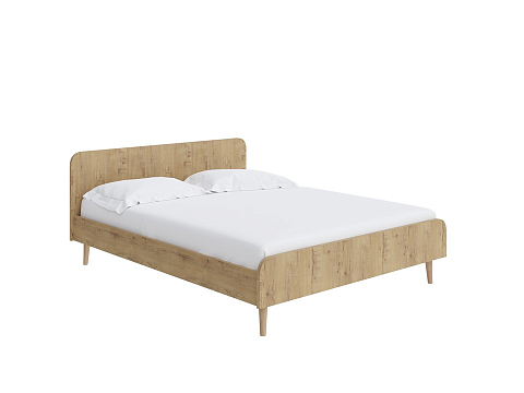 Кровать 140х200 Way - Компактная корпусная кровать на деревянных опорах