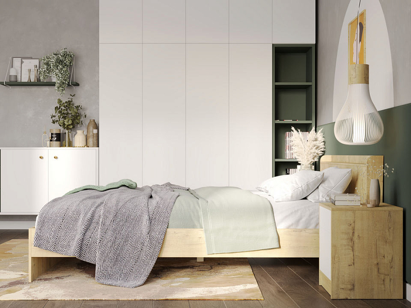 Кровать Bord 180x190 ЛДСП Бунратти - Кровать из ЛДСП в минималистичном стиле.