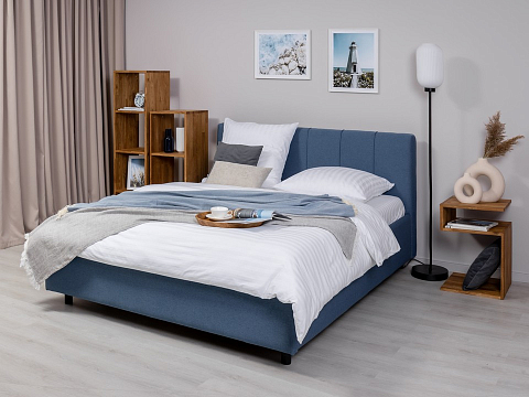 Двуспальная кровать из экокожи Nuvola-7 NEW - Современная кровать в стиле минимализм